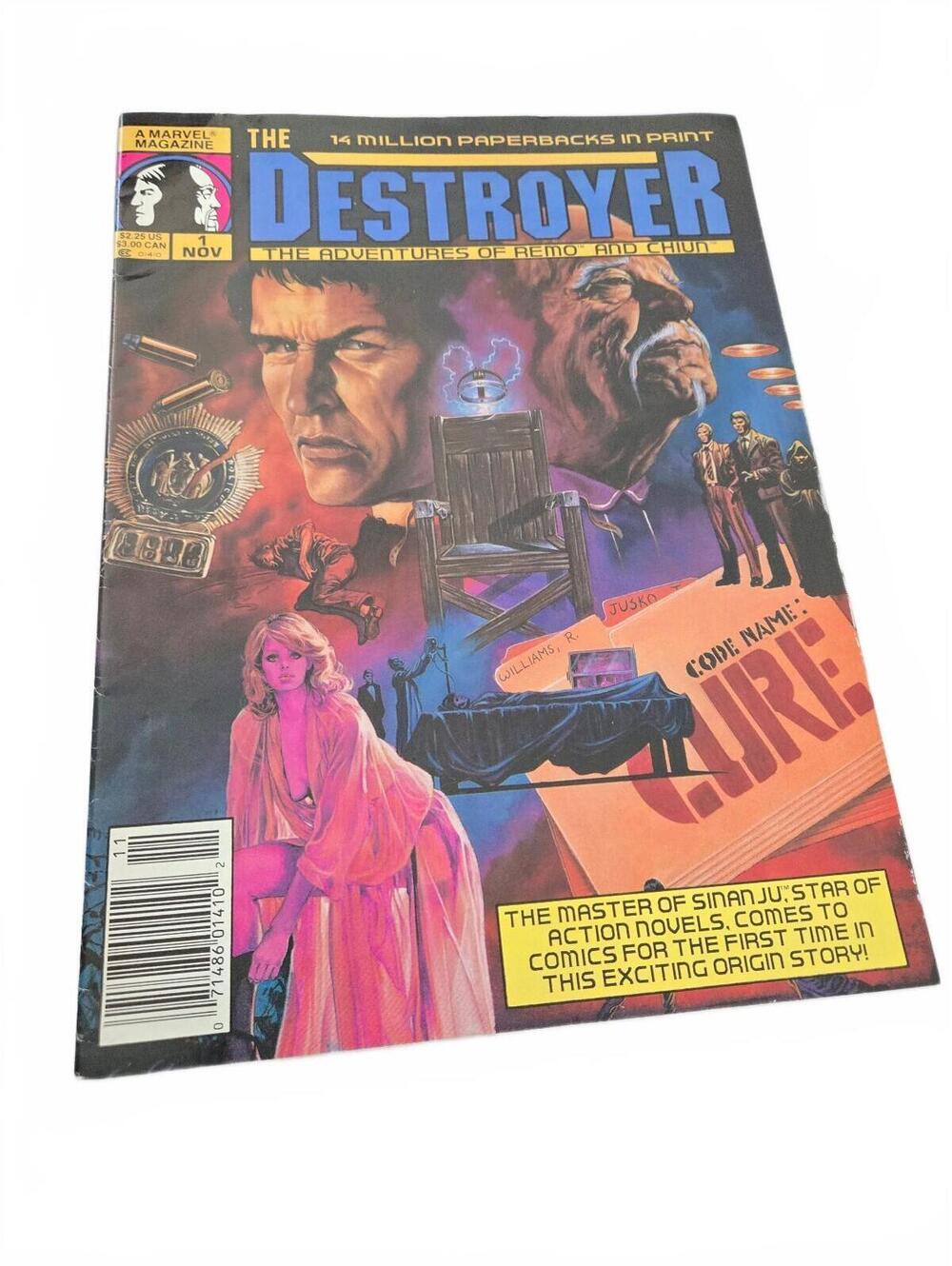 The Destroyer #1 (Marvel Magazine, Nov 1989) — Origin Story / Joe Jusko Cover